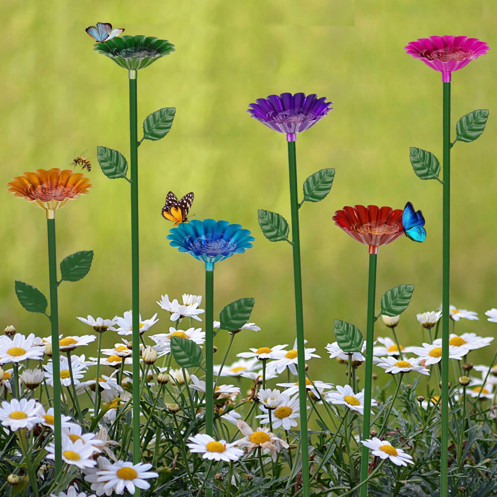 Retyion 6-Pack Bee Watering Station