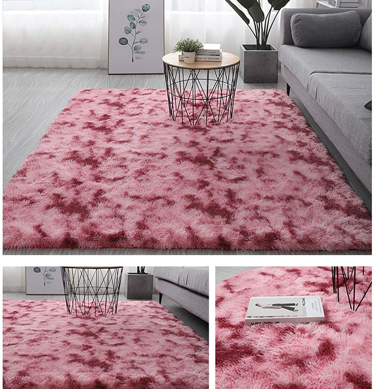 Ultramiękkie, puszyste dywany do salonu 100x200 cm, luksusowy aksamitny dywan z długim włosiem, pluszowy dywan dla dziewczynek i dzieci, dekoracja domu, dywany podłogowe