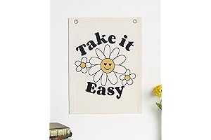 Ralxion Take It Easy Tapestry: Aesthetic Mini Tapestry for a Boho-Chic Abode