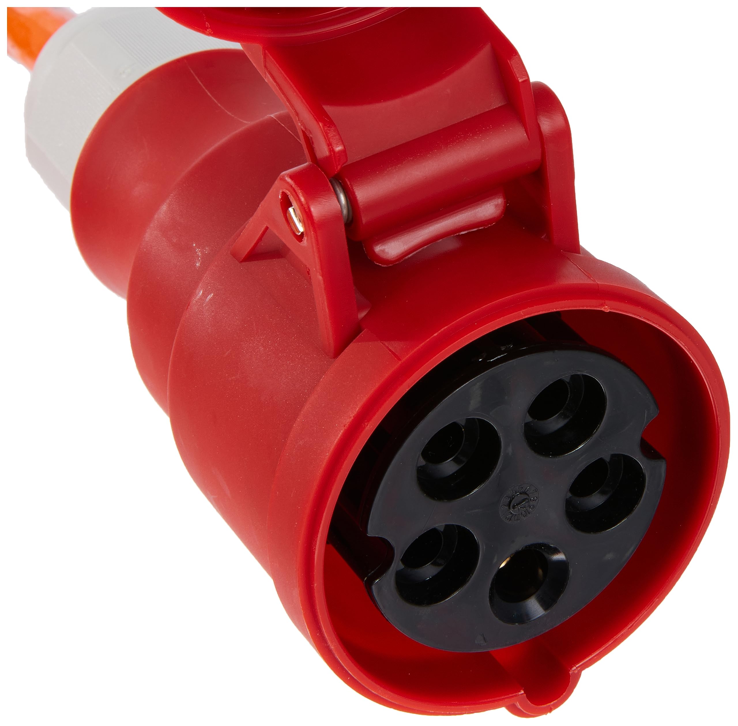 Schwabe 70419 Câble spiralé pour Chantier CEE Orange 5 m