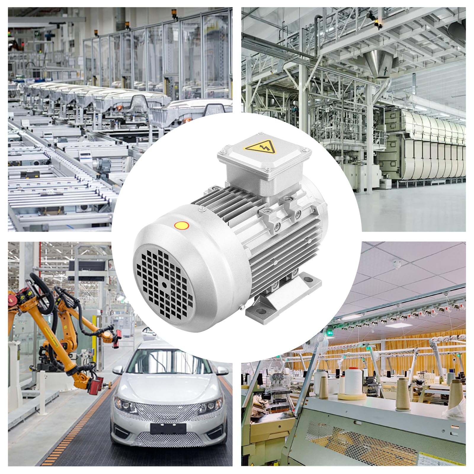 Elektromotor, 1,1 kW, 1405 omw/min, draaistroommotor