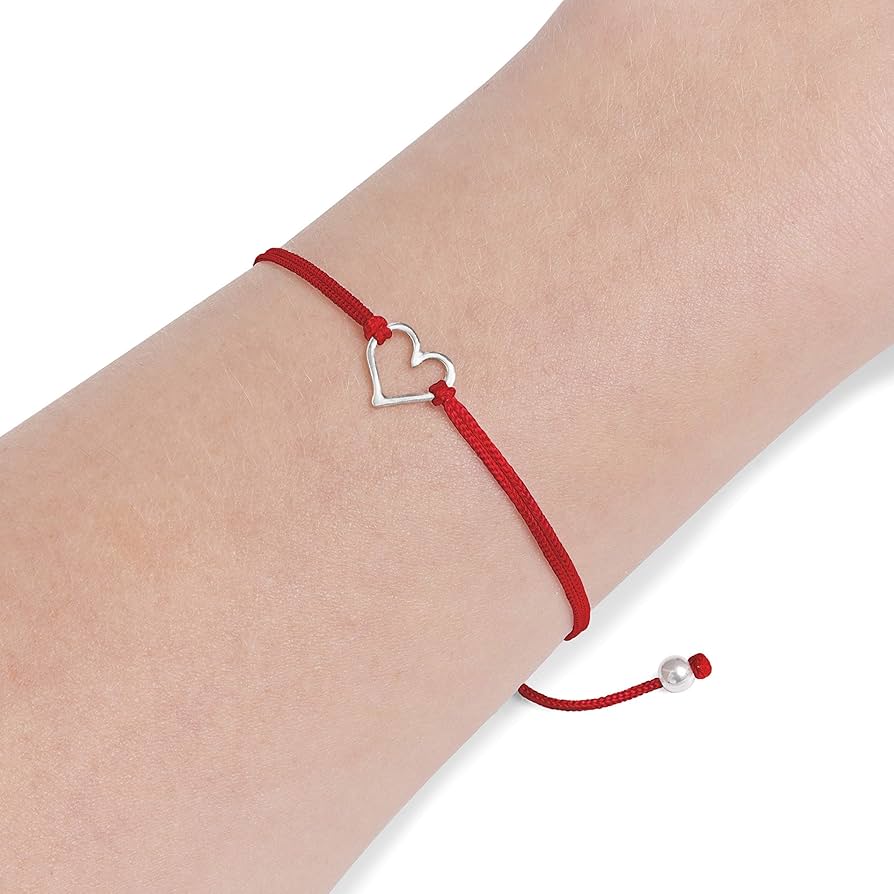 Amazon.com: Red Thread Womens Friendship Bracelet, Small