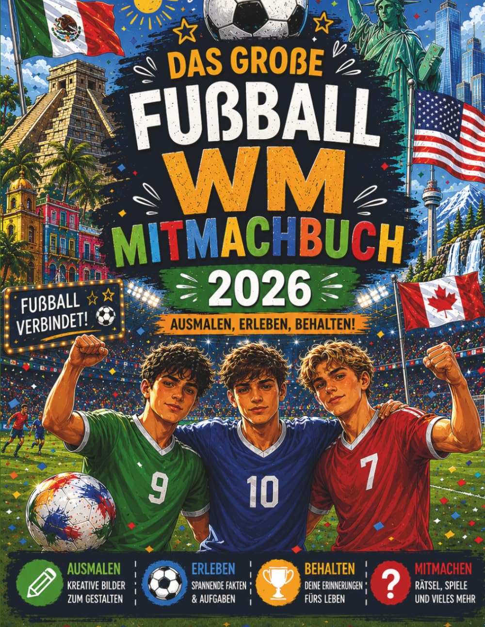 Das große Fußball WM Mitmachbuch 2026