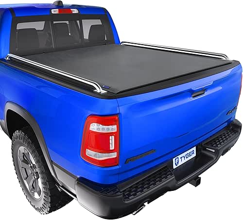 Tyger Auto T2 Low Profile Soft Roll-up Truck Bed Tonneau