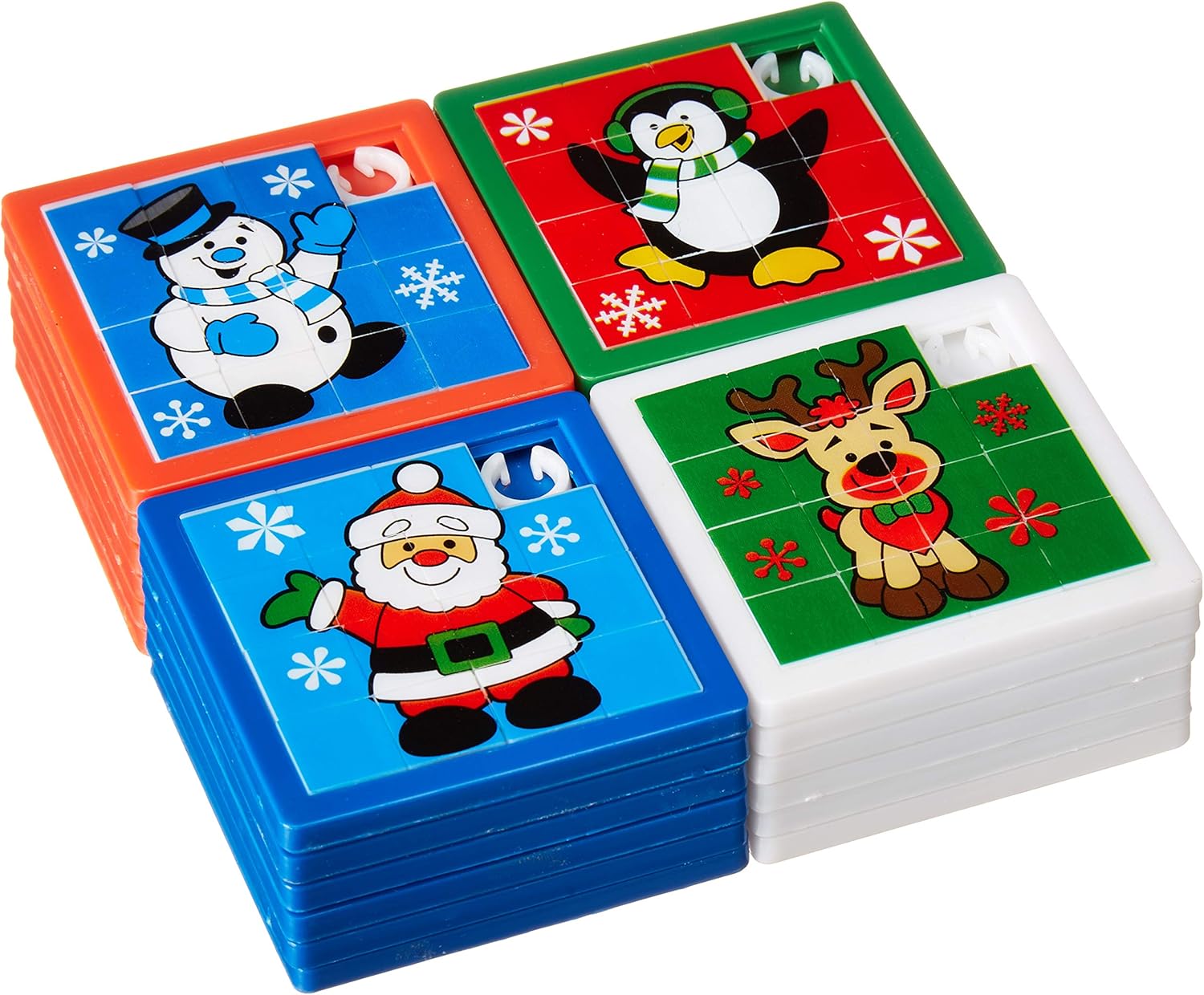 Christmas Slide Puzzle Party Favors and Stocking Stuffers