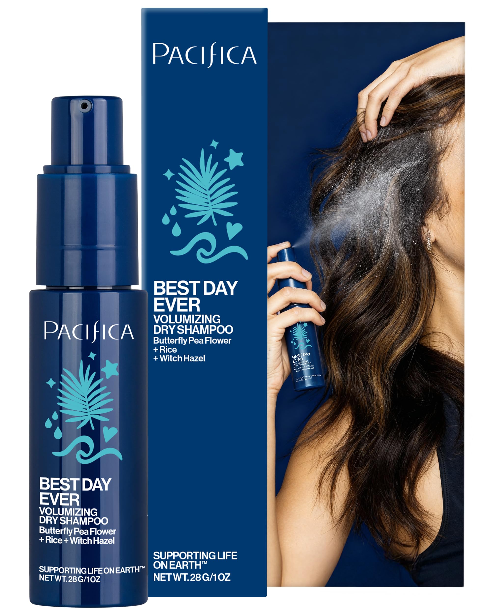 Dry Shampoo Powder - Best Day Ever Waterless Shampoo & Instant Volumizer - adds Texture, Refreshes & Absorbs Oil, Non-Aerosol for Women of All Hair Types Natural & Vegan Dermatologist Tested