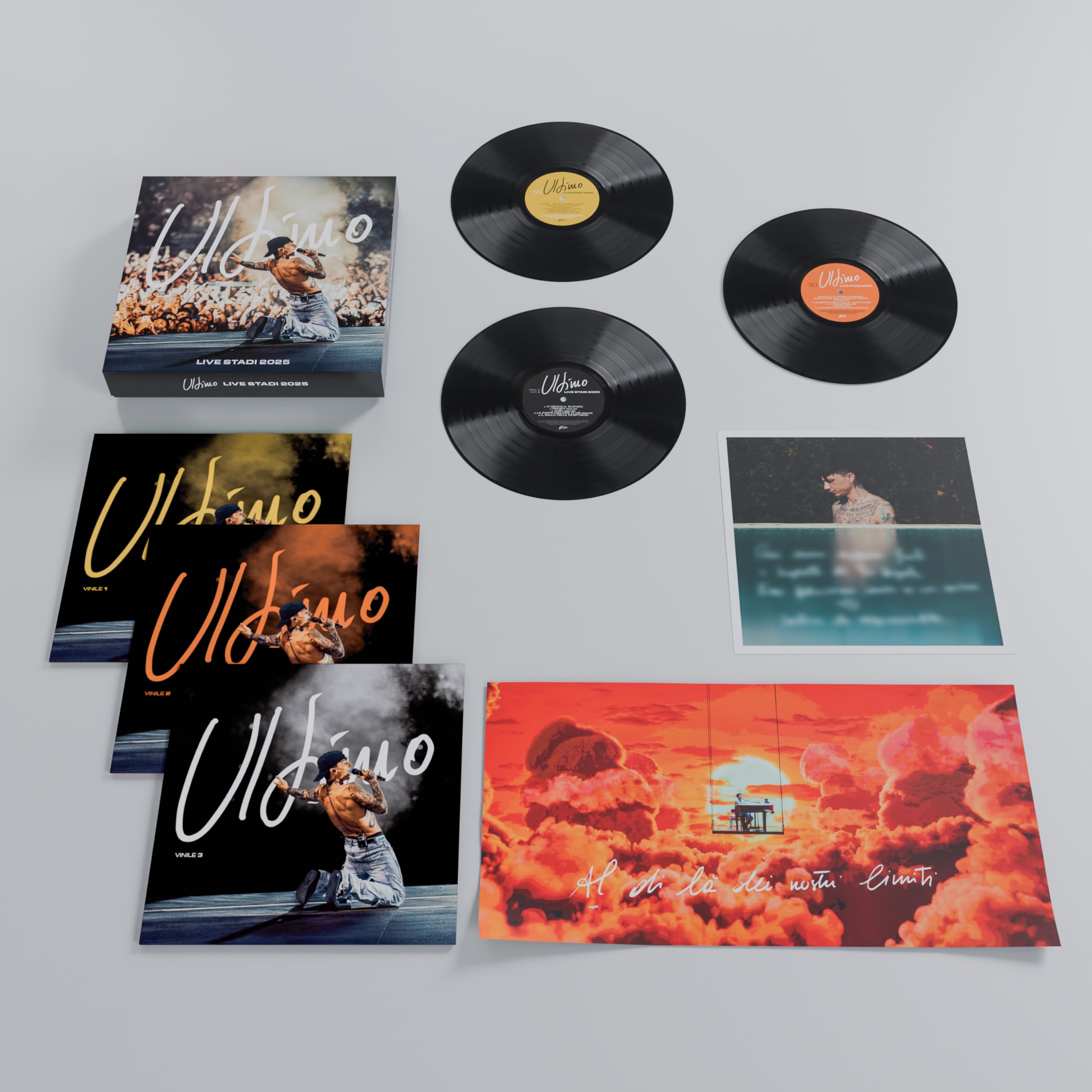 ULTIMO LIVE STADI 2025 - Box Triplo Vinile