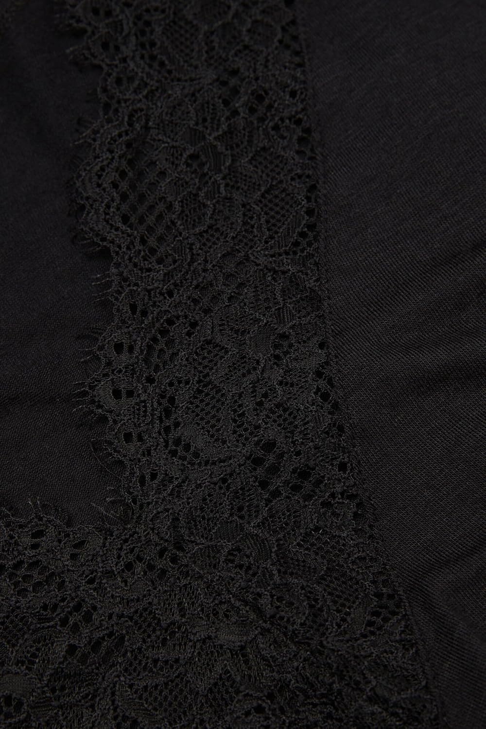 Intimissimi Woman's Sheer Ultralight Cashmere Lace Long Sleeve Shirt - Image 6