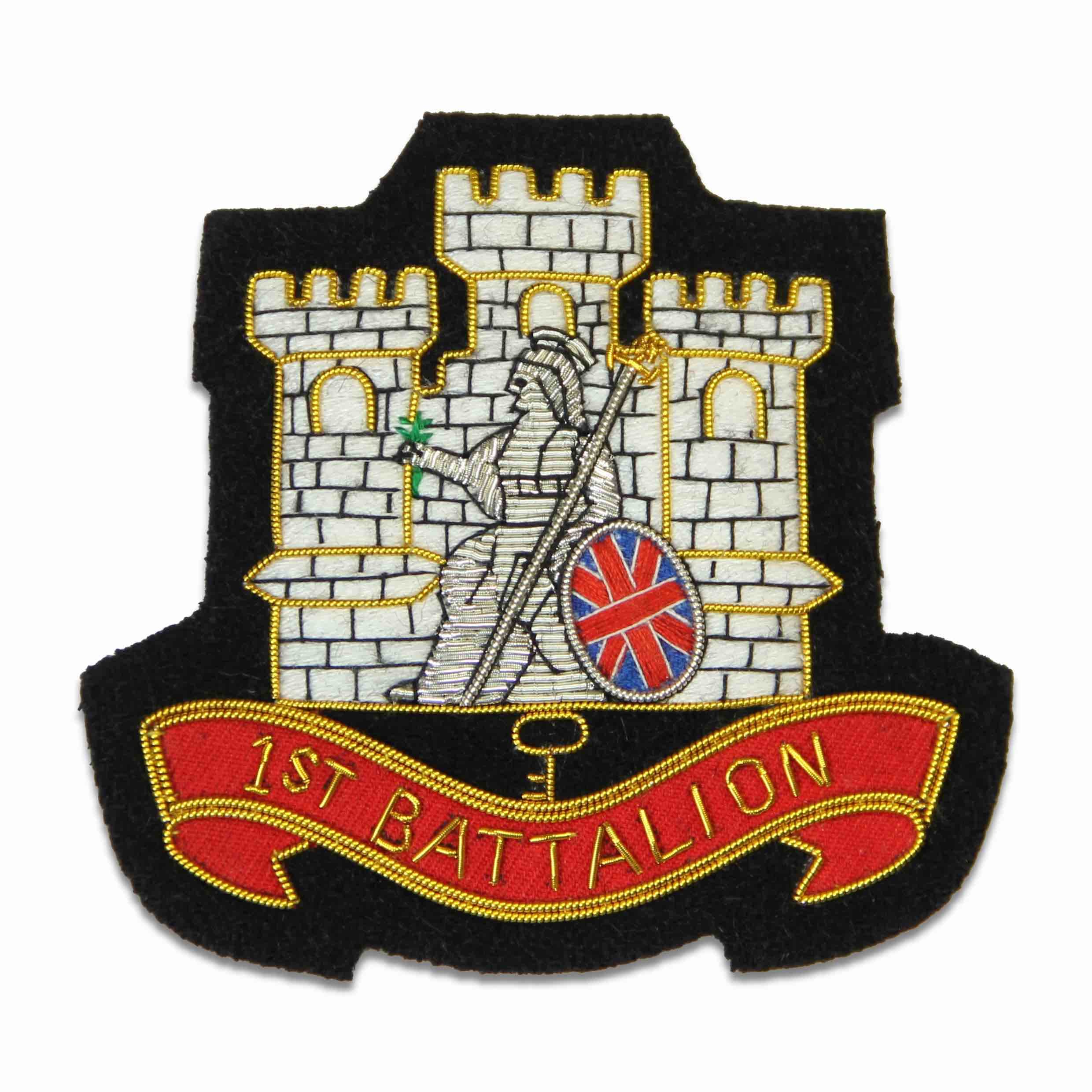1st Battalion Royal Anglian Regiment (Vikings) Blazer Badge