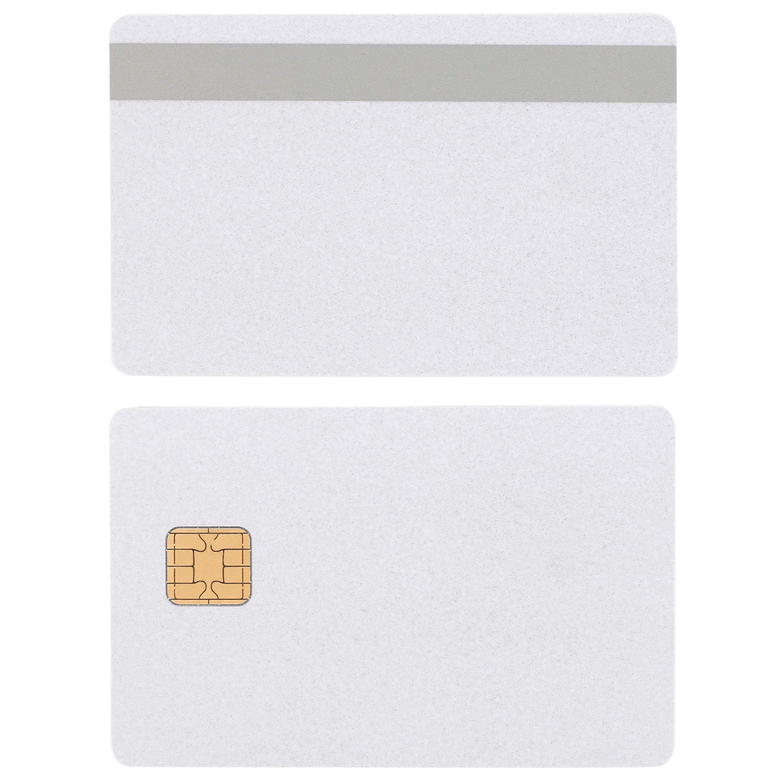 Bodno creativity and security UNFUSED J2A040 Java JCOP Chip Cards Pearl w/HiCo Silver 2 Track Mag Stripe JCOP21-36K - 10 Pack