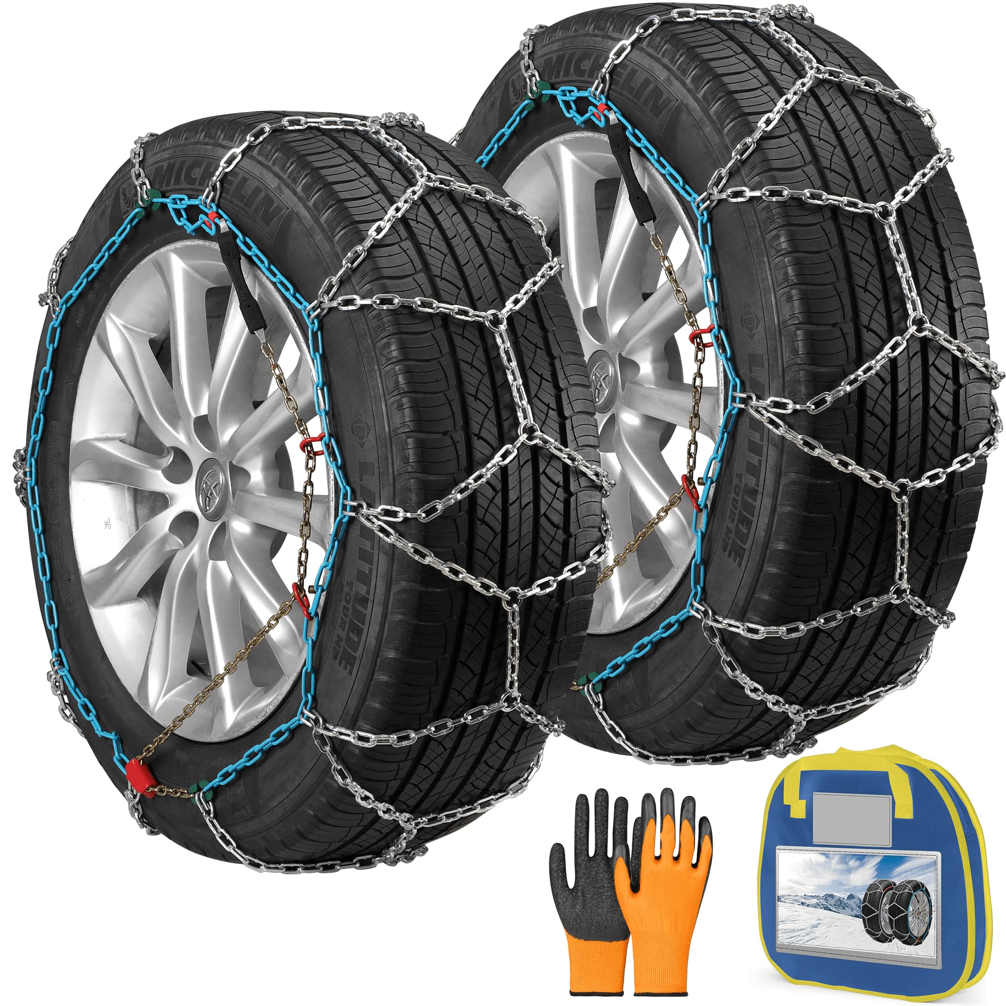 AutoChoice Snow Tire Chains for Light Truck SUV Pickup Trucks, Set of 2?SC-RV250?