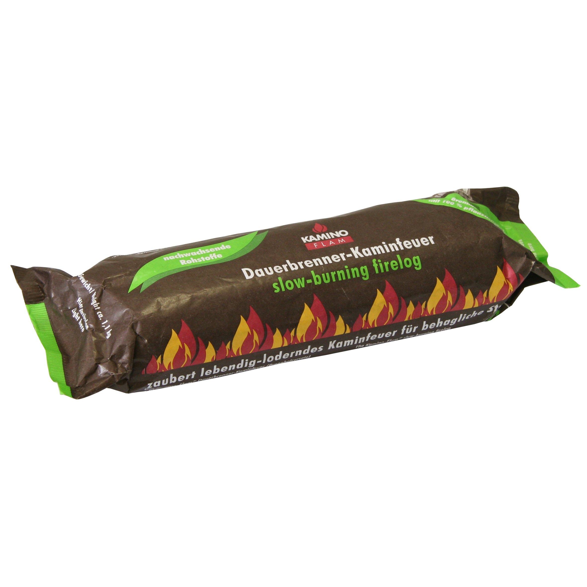 Lot 10 x de Tir Kamino-Flam bûches de cheminée longue durée Colza