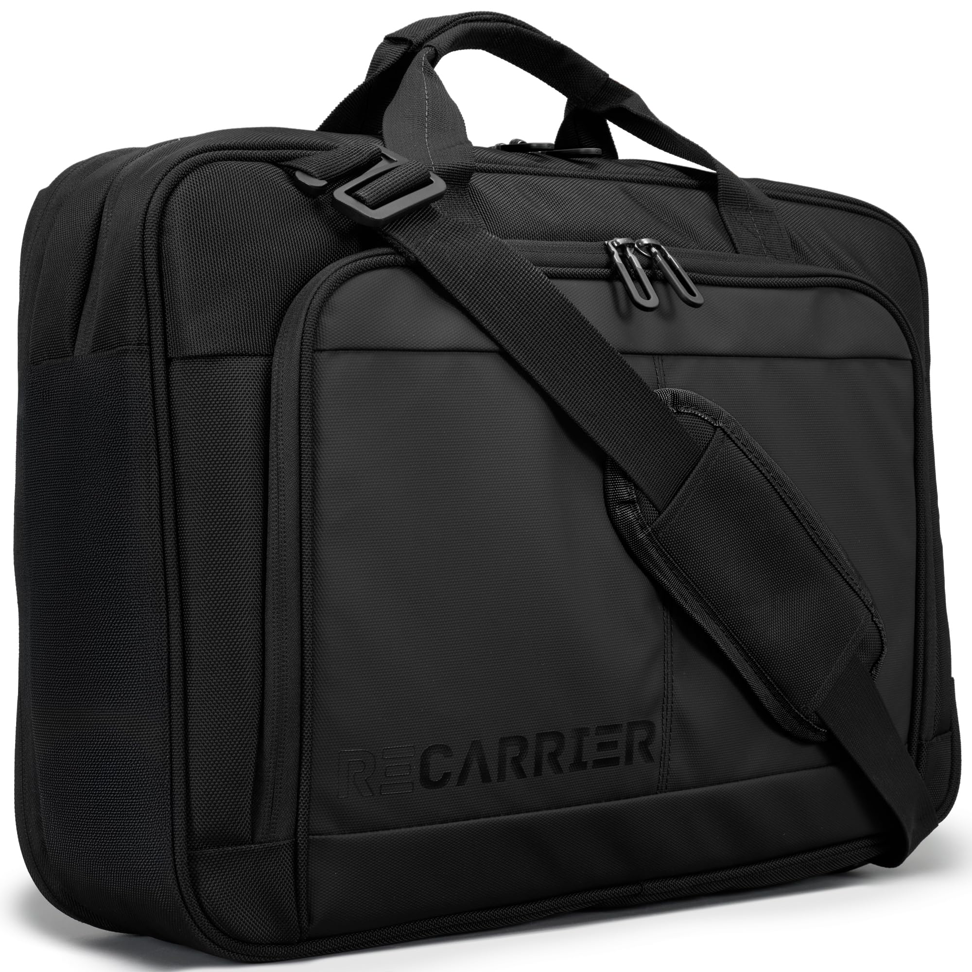 RECARRIER WorkBag Laptoptasche 18 Zoll aus recyceltem PET – Wasserabweisende Laptop Tasche Business Aktentasche mit Schultergurt – Große Notebook Tasche für Arbeit, Büro & Reisen