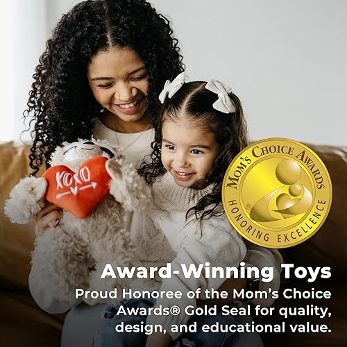 Miniatura 4 de The Petting Zoo Peluche de caballo de peluche, regalos para niños, animales de vida silvestre Scoopz, juguete de peluche de caballo marrón, 8