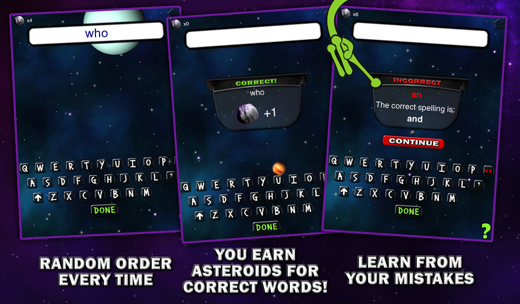 Spelling Space - 1st Grade - App on Amazon Appstore