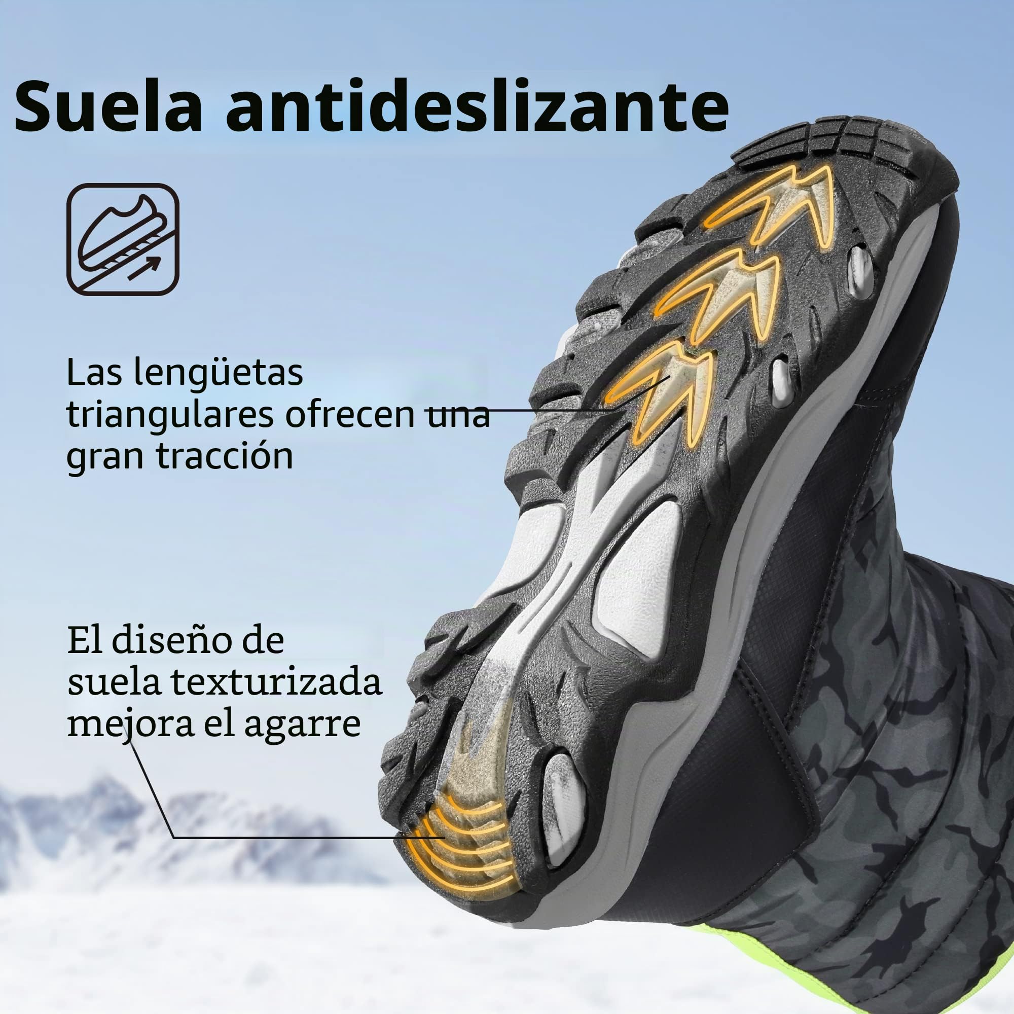 DREAM PAIRS Botas de Nieve de Invierno para Niños y Niñas Zapatos Impermeables de Media Caña con Suela Antideslizante