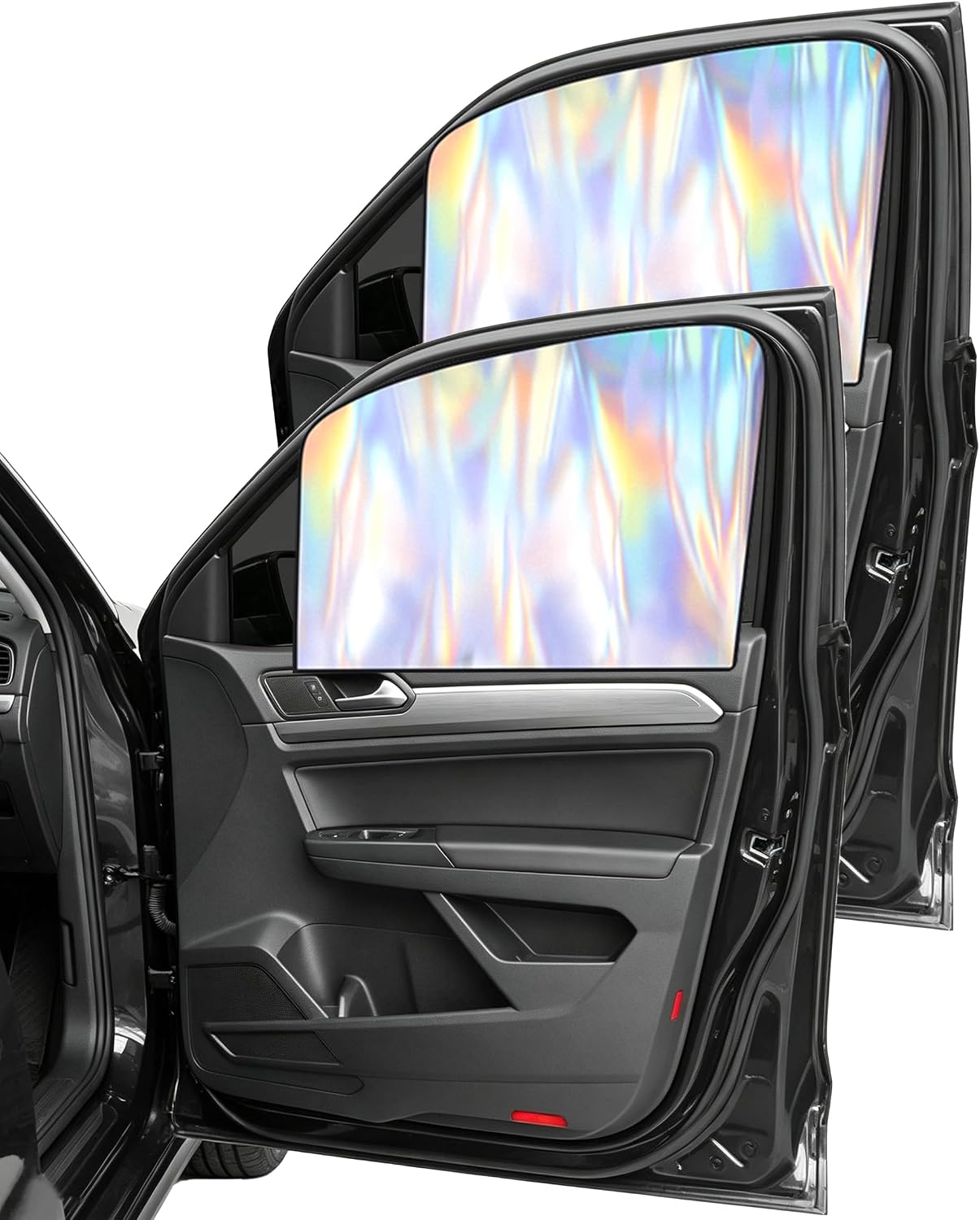 Car Sun Shade,Car Accessories Universal Magnetic Side Window Sun Shade,Black Out Window Cover,Protects Privacy,Reflects Sunlight,Automotive Windows Sunshades (Multicolor, Front Window)