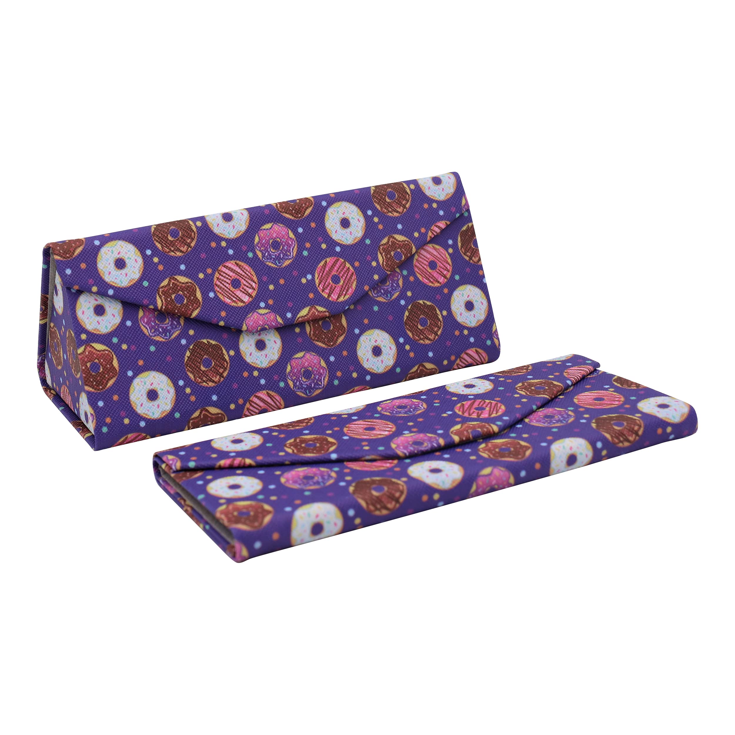 Real Sic Glasses Case for Men and Women - Magnetic Folding Hard Shell Sunglass Holder - Inspired by Activities/Hobbies