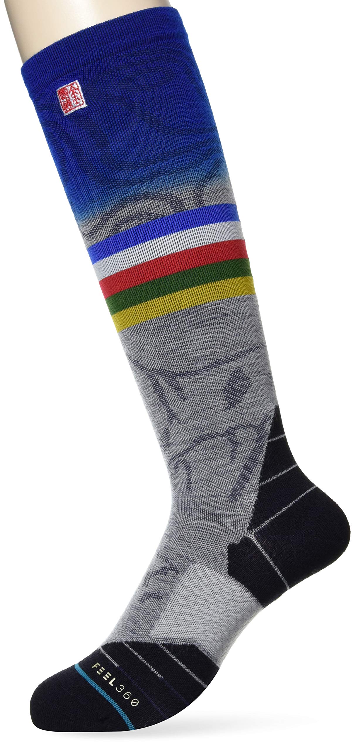 Stance Unisex Grey Jc 2 Snow Socks Medium