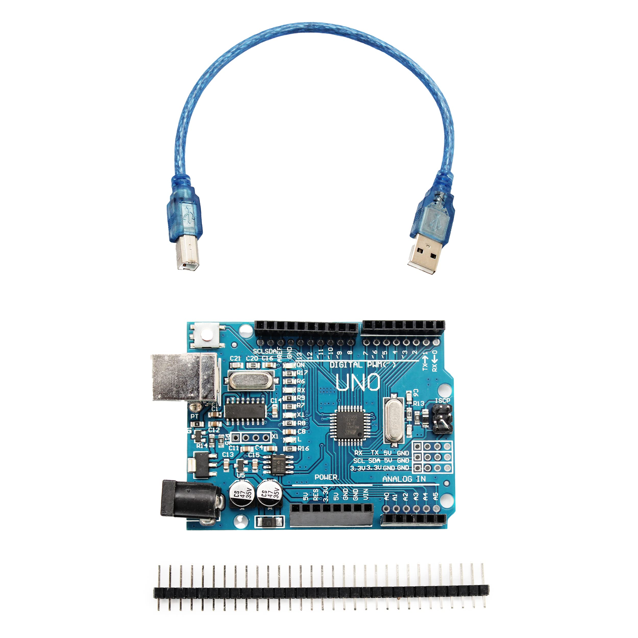 Robotbanao UNO SMD Development Board With USB cable-Combo