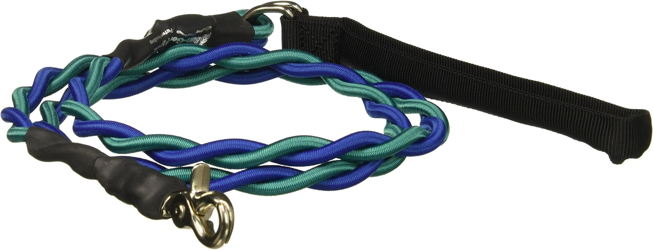Bungee Pupee 6-Feet Medium Leash, Teal/Blue