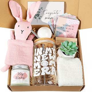 New Mom Gifts & Baby Girl Gifts, New Mom Care Package After Baby, Pregnancy Gifts for Expecting Mom to Be, Postpartum Gifts for Mom, First Time Pregnancy Birthday Christmas Gifts