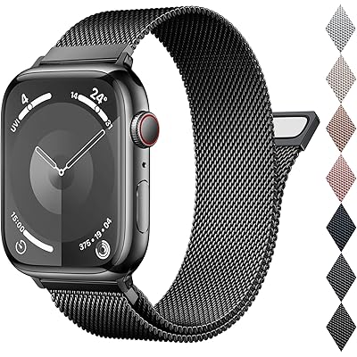 [OULUOQI] アップルウォッチ用のバンド コンパチブル 49mm 46mm 45mm 44mm 42mm 41mm 40mm 38mm ステンレス ベルト …