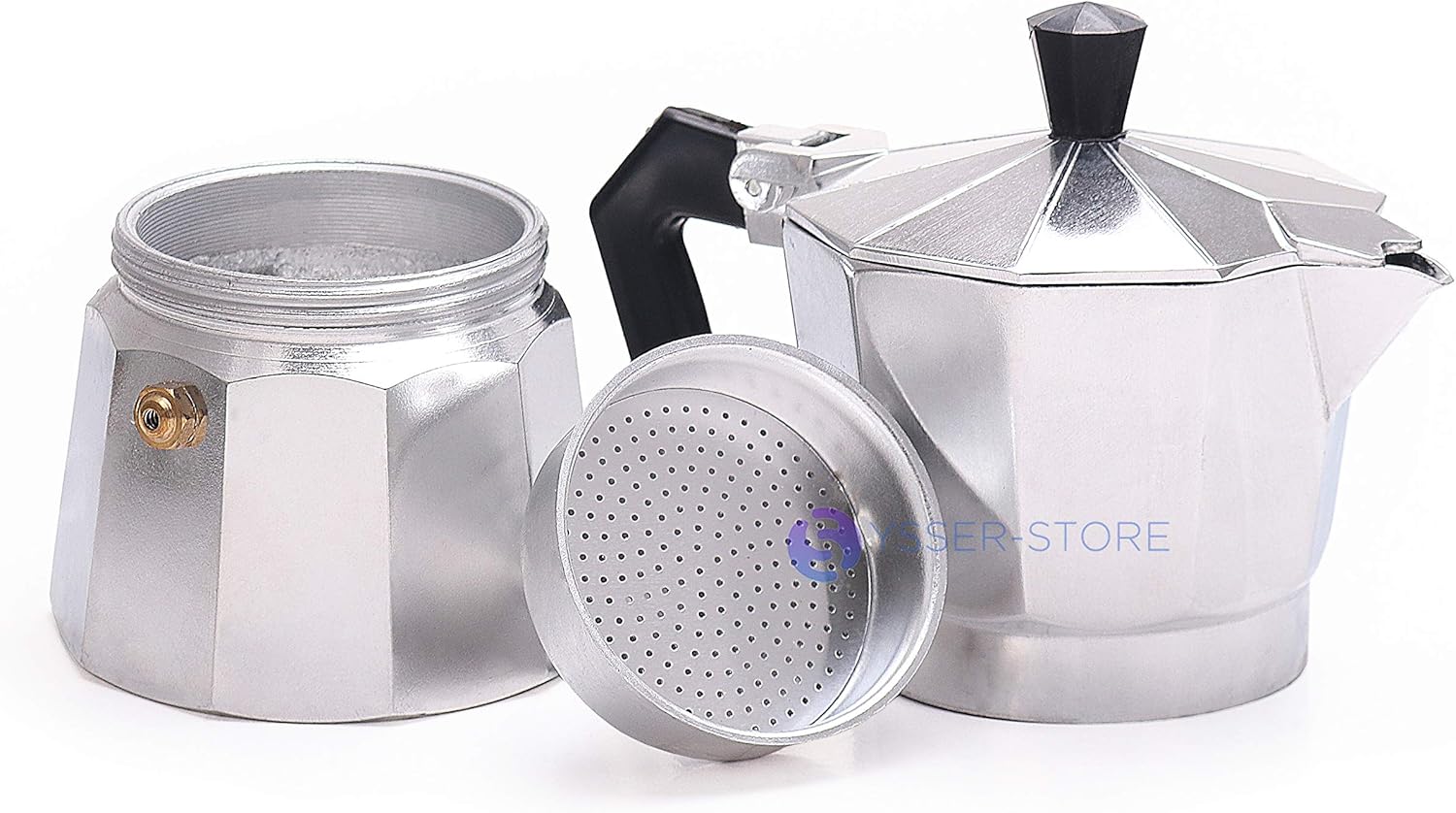 Disassembled UNIWARE Espresso Coffee Maker parts