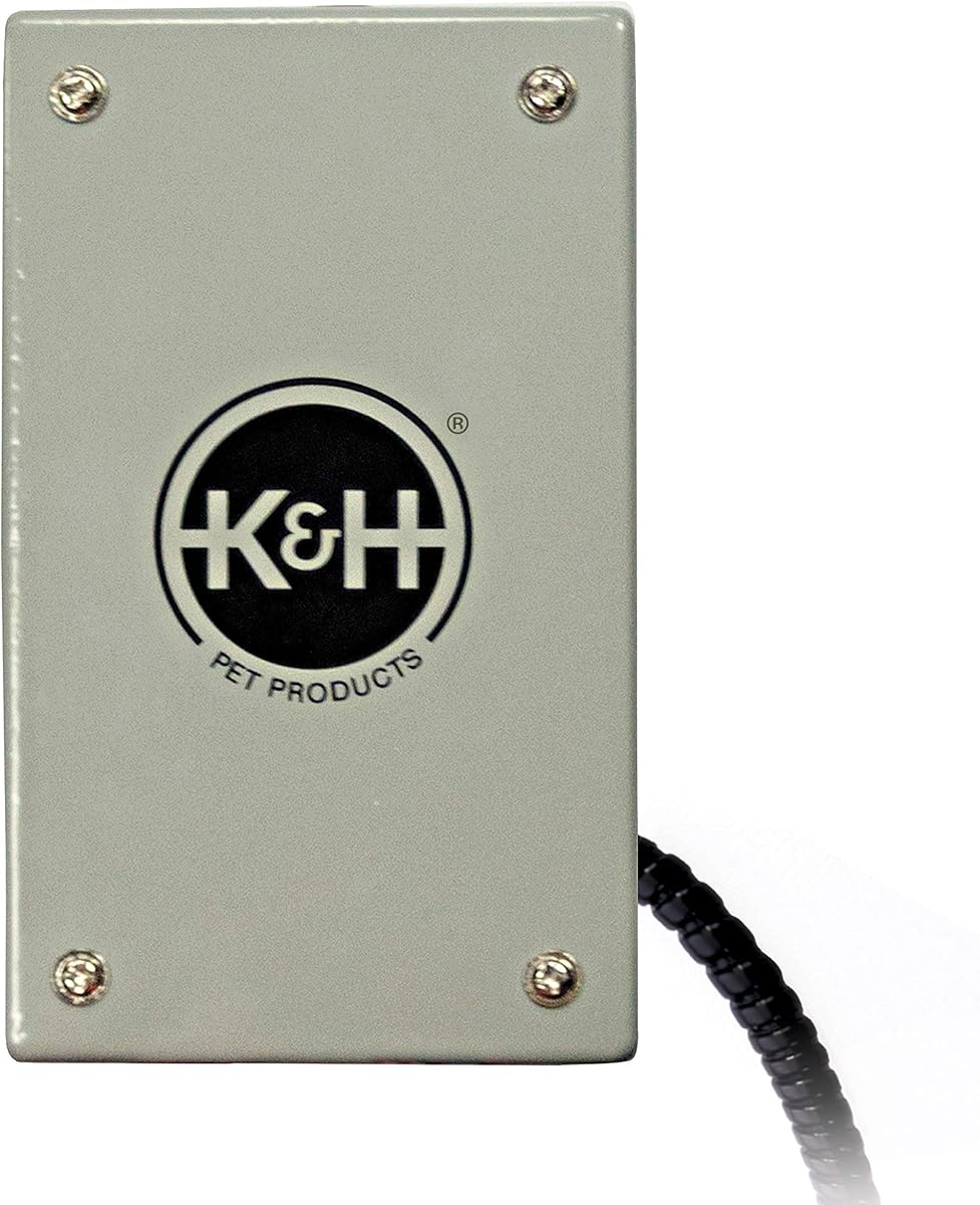 K&H Pet Products Snuggle-Up Bird Cage Heater, Bird Cage Accessory, Exotic Avian Warming Panel for Medium/Large Exotics Like Parrot, Cockatoo, Macaw, African Gray - Large 7 X 4in Gray 12V