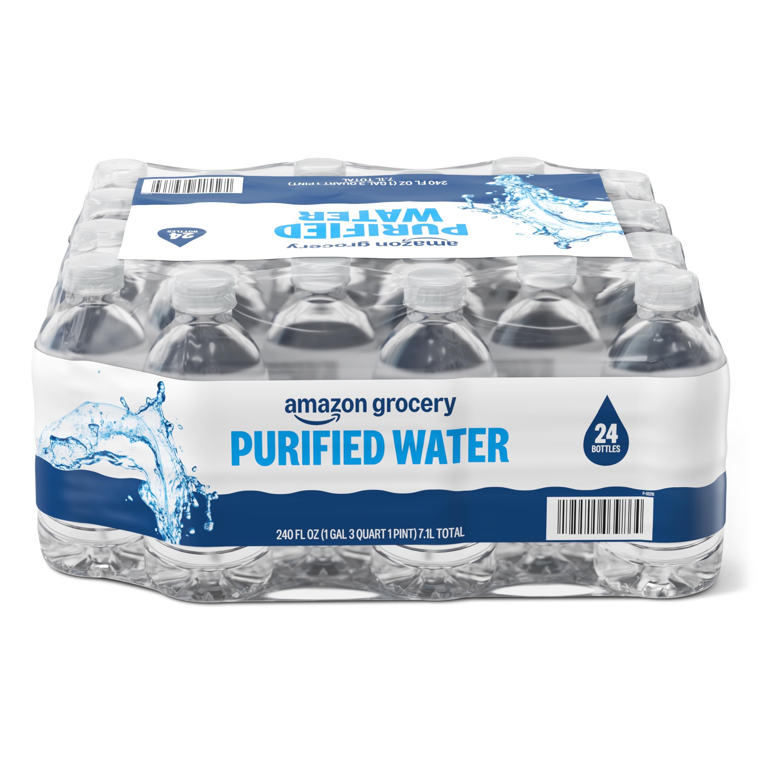 Amazon Grocery Purified Water Plastic Bottles 10 Fl Oz Pack 24 — view 4