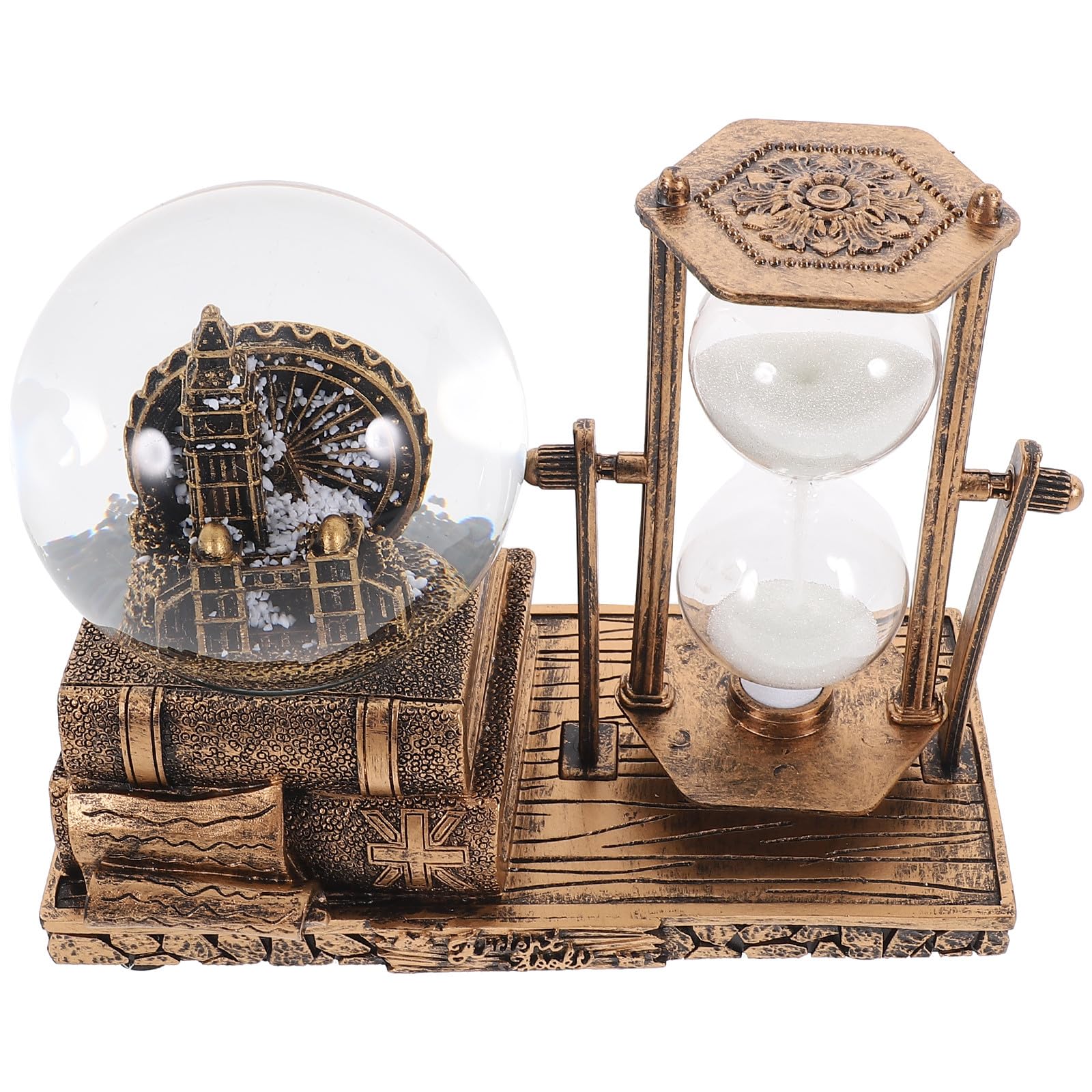 Reloj de arena artesanal Zerodeko con bola musical de alta fidelidad y luz decorativa