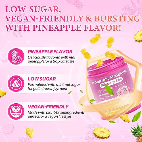 Miniatura 4 de Her Juicy - Gomitas de probióticos femeninos para mujeres, apoya el equilibrio natural del pH, la salud inmunológica y el bienestar digestivo con