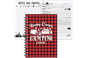 Hiking Log Book: Camping Journal RV Travel Logbook Camping Log Book Notebook...