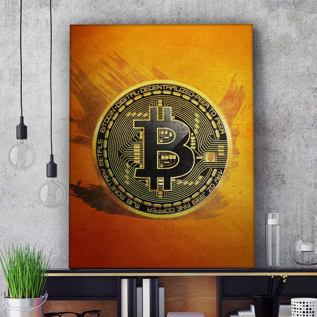 Amazon.com: SuccessHunters Bitcoin Wall Canvas Print Motivational Hodl  Crypto Btc Office Decor Modern Art House Inspiration Decoration Motivation  Inspire Cryptocurrency Trader Hodler Inspirational (36