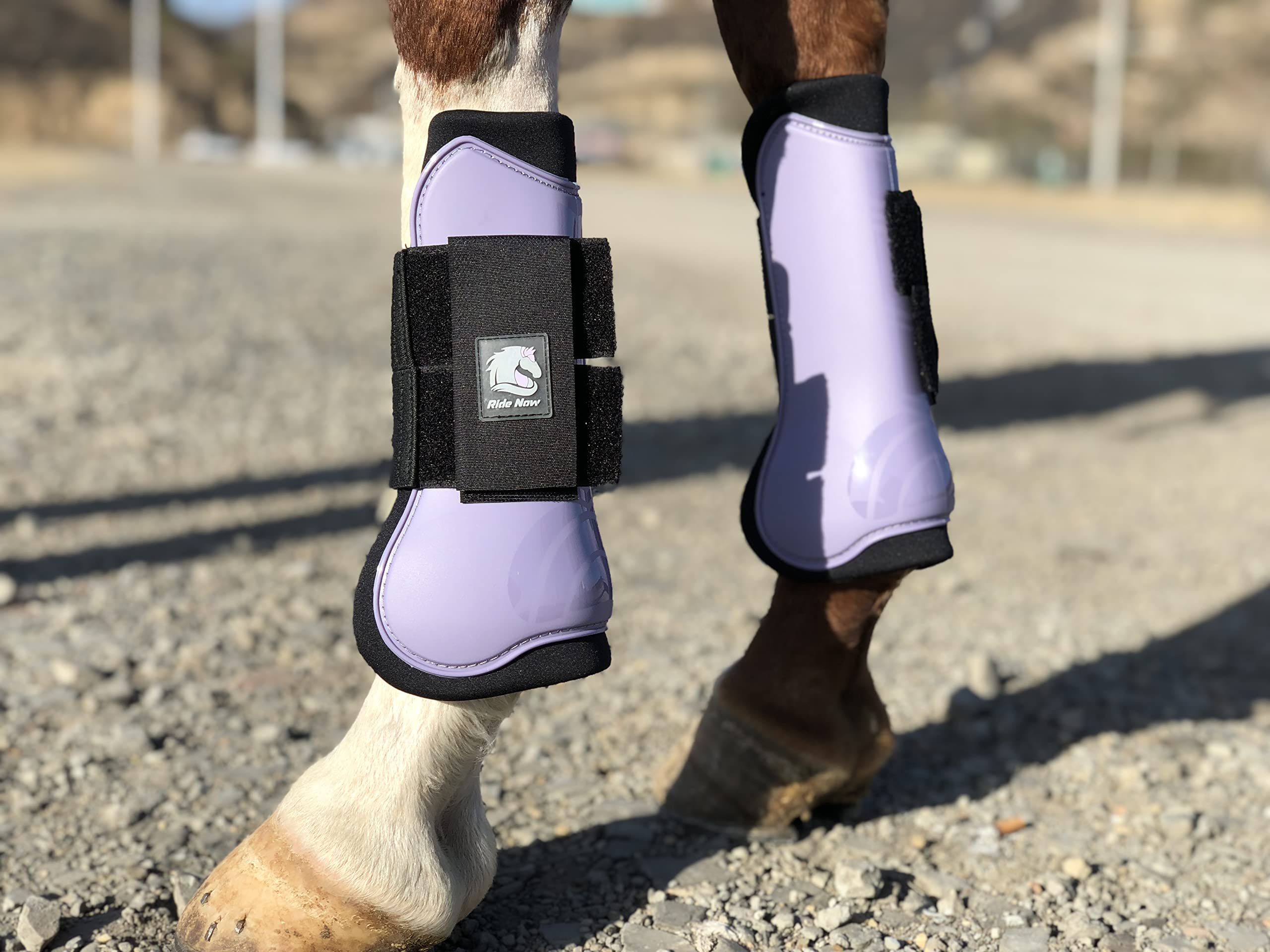 Horse Riding Boots Jeereal Brushing - Neoprene, Waterproof Cloth & Genuine Leather, Protective Leg Gear For Training Horse Boots - View #10