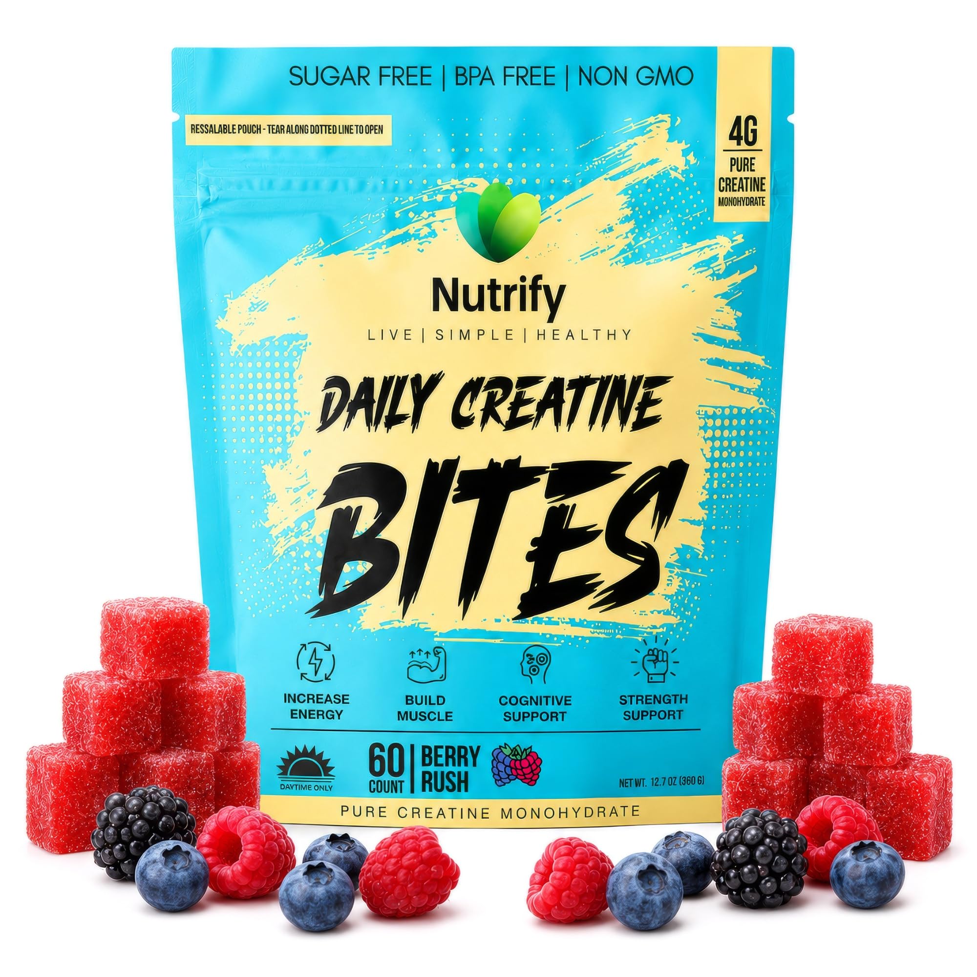 Nutrify Creatine Gummies for Women Creatine Monohydrate Preworkout for Men — Amazon image 13