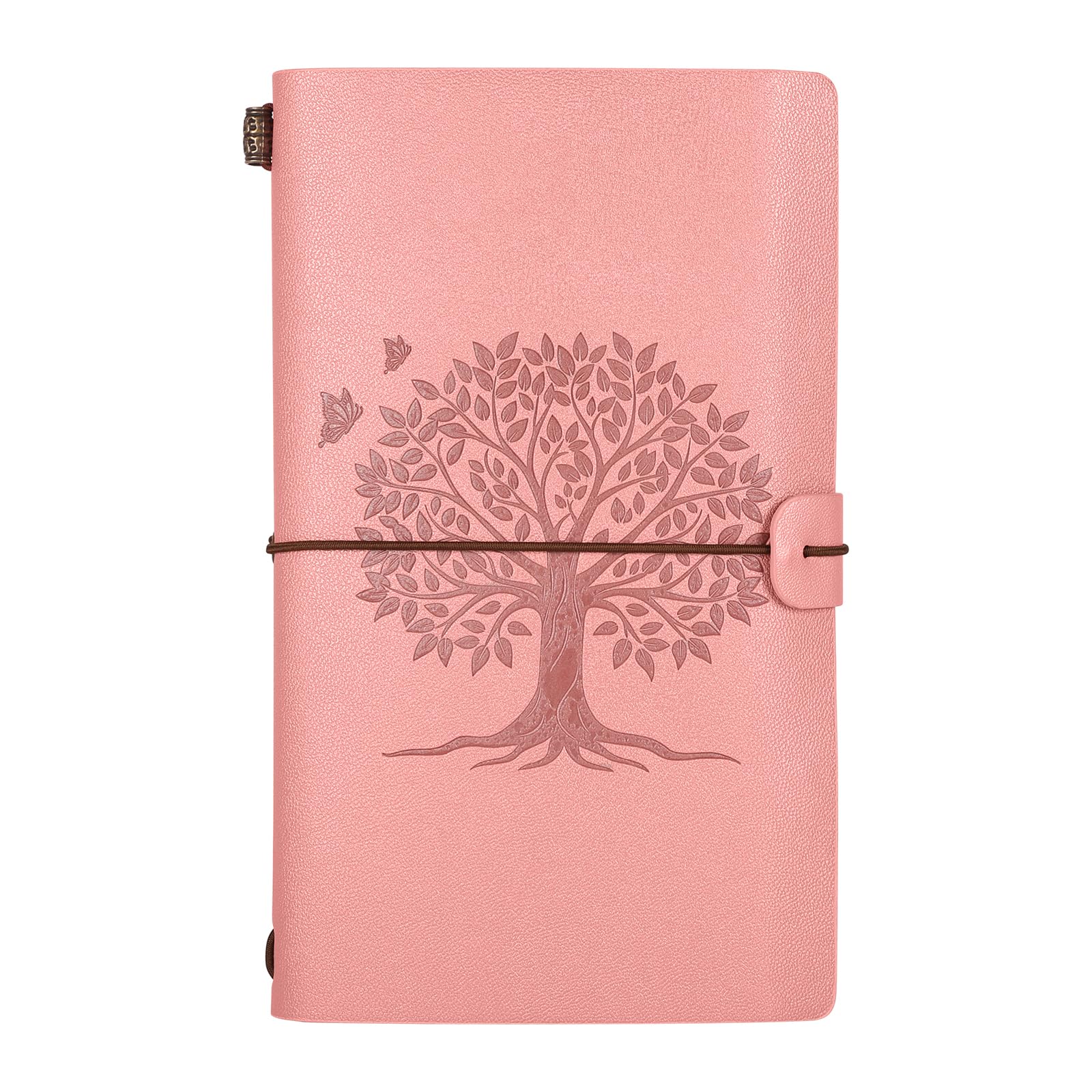 OFFCUP PU Leather Journal Gifts Notebook Present Birthday 19cm*10.2cm Pink
