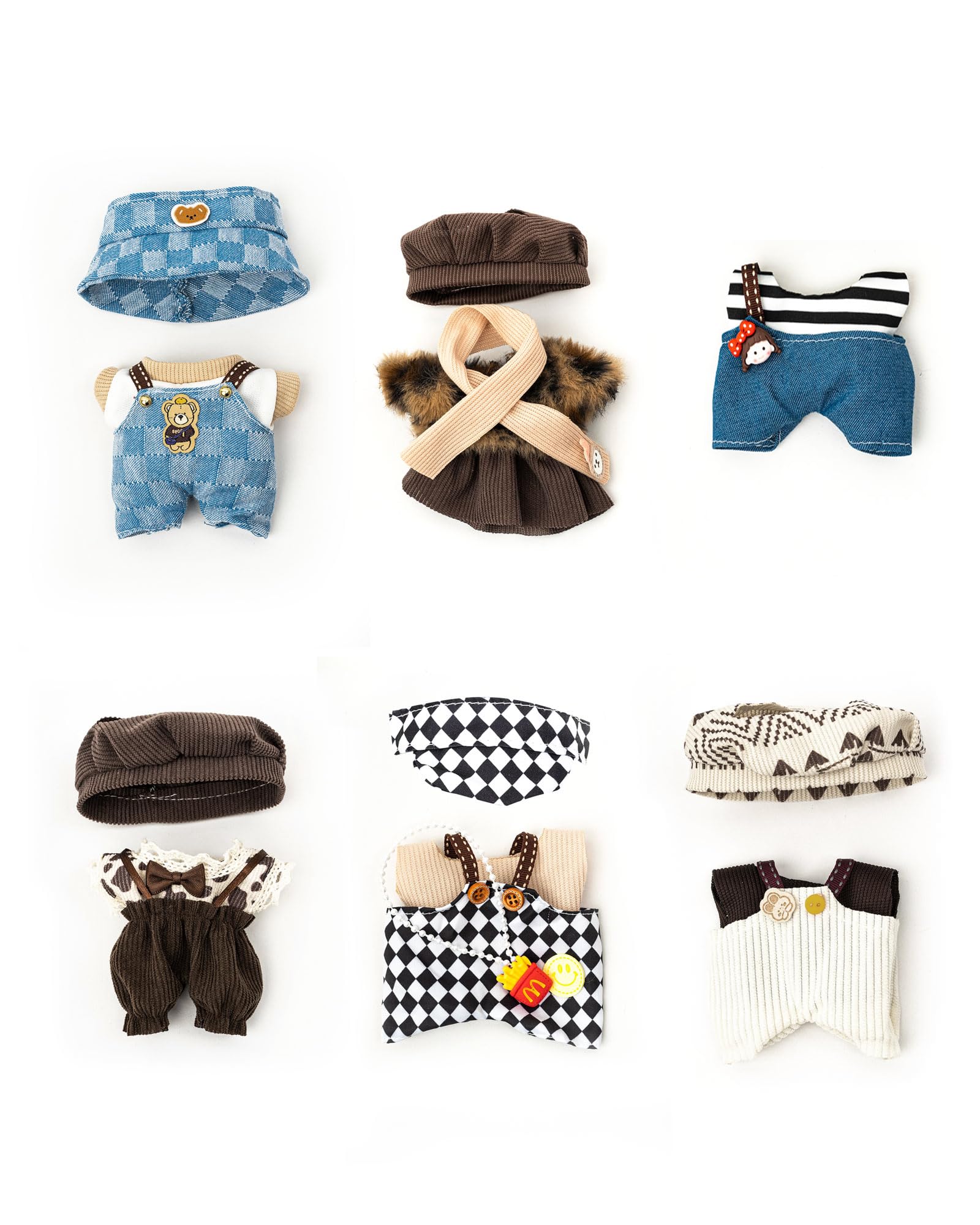 Ensemble De 2 Vêtements Pour Poupées De 17 Cm (sans Poupée