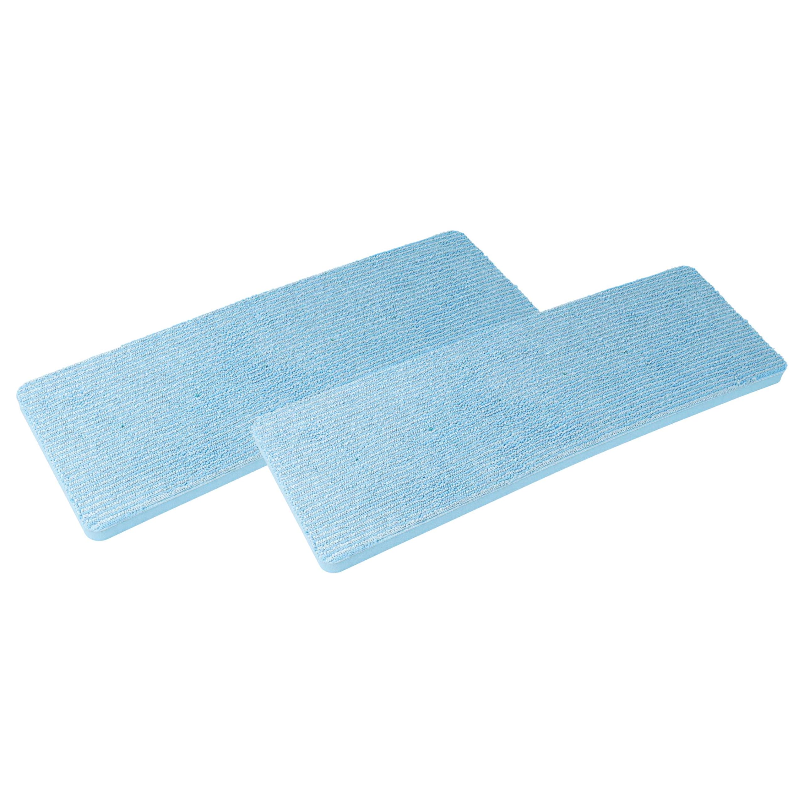 vhbw 2X Almohadilla de Limpieza reemplaza Philips XV1882/10 | para mopa - 34,5 x 12 x 1,3 cm