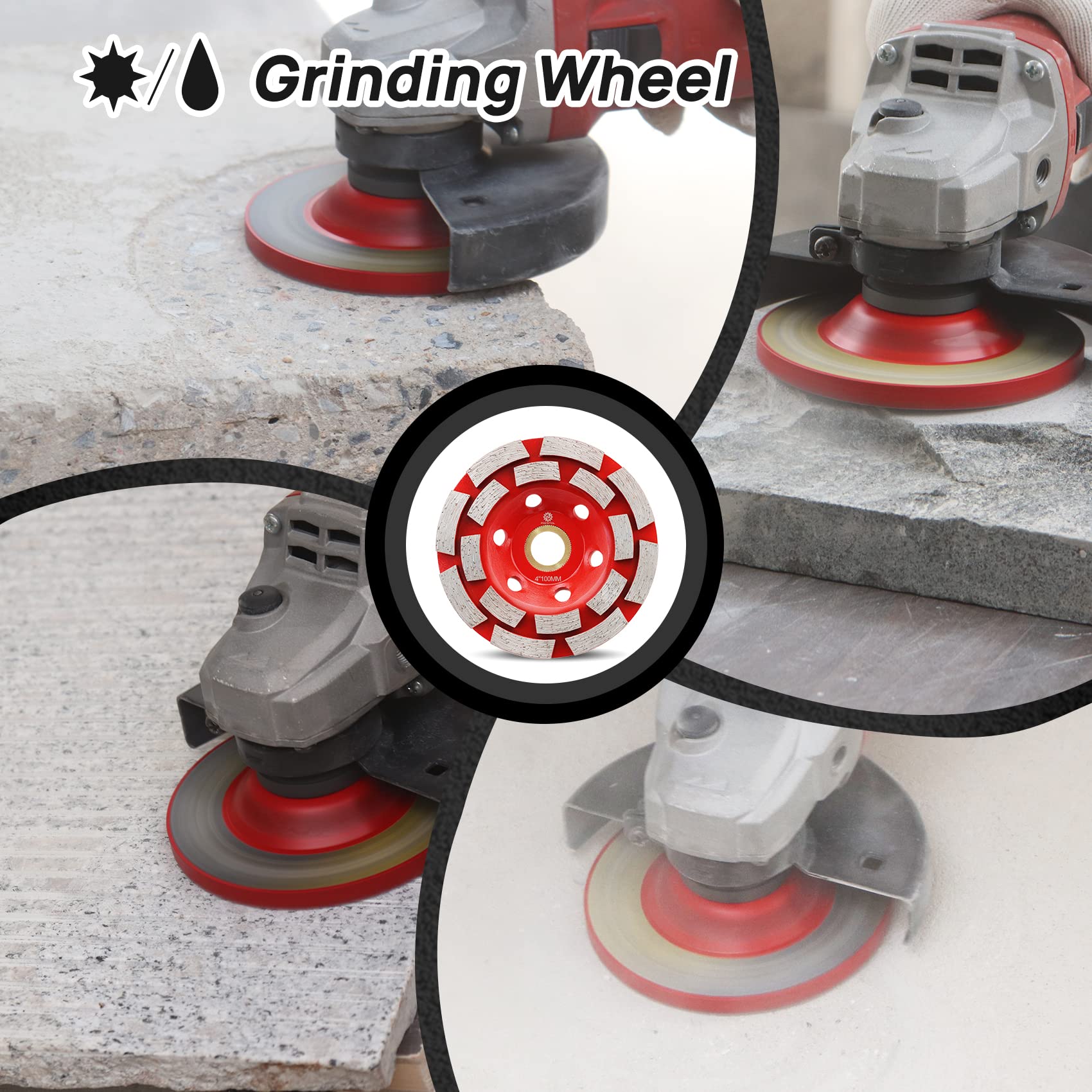 Diamantschleiftopf 125mm Beton Universal Doppelreihig Von Prodiamant