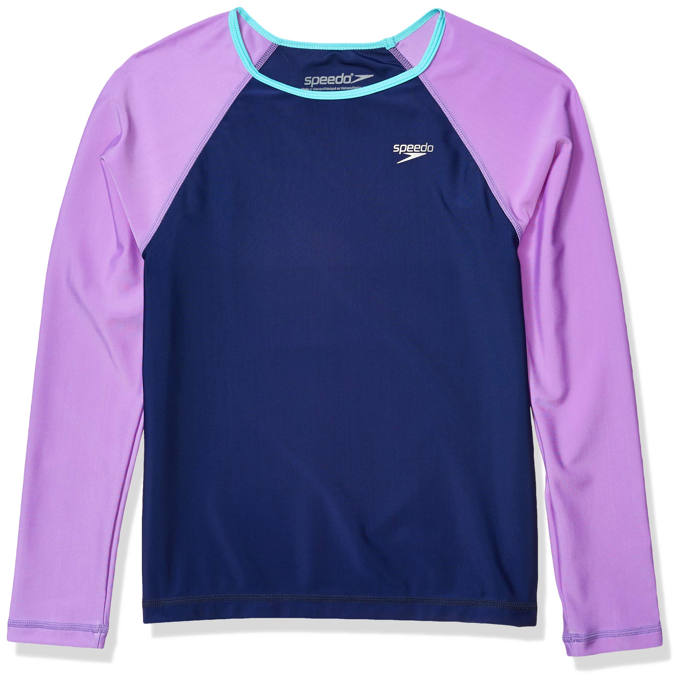Speedo Girl's Uv Swim Shirt Long Sleeve Rashguard
