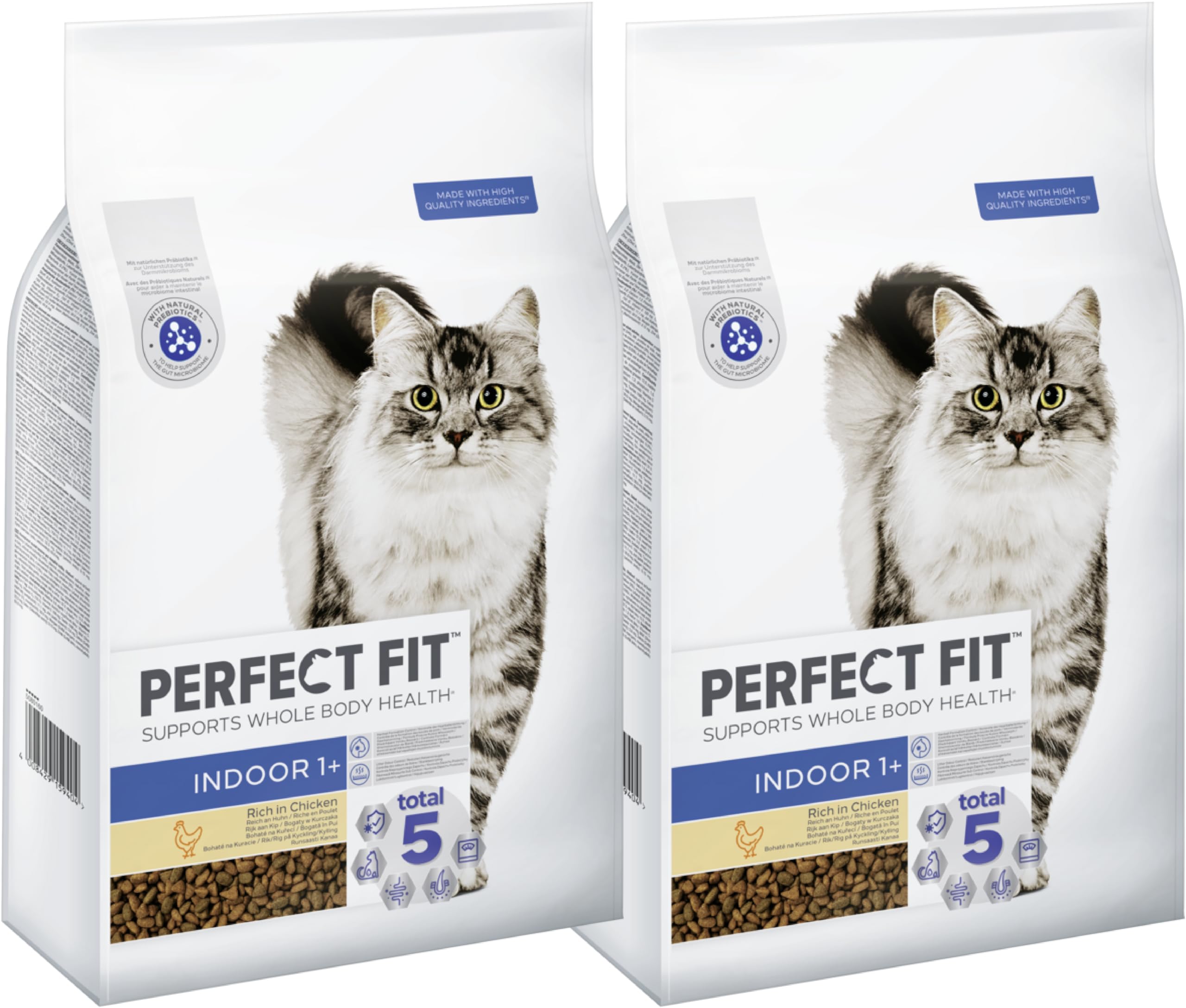 PERFECT FIT™ Katze Beutel Indoor 1+ mit Huhn 2 x 7kg