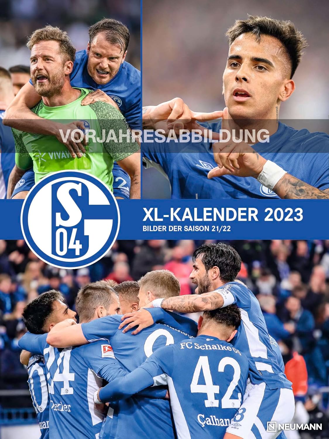 Amazon  FC Schalke 04 2024 - Poster-Kalender-XL - Fussball-Kalender 