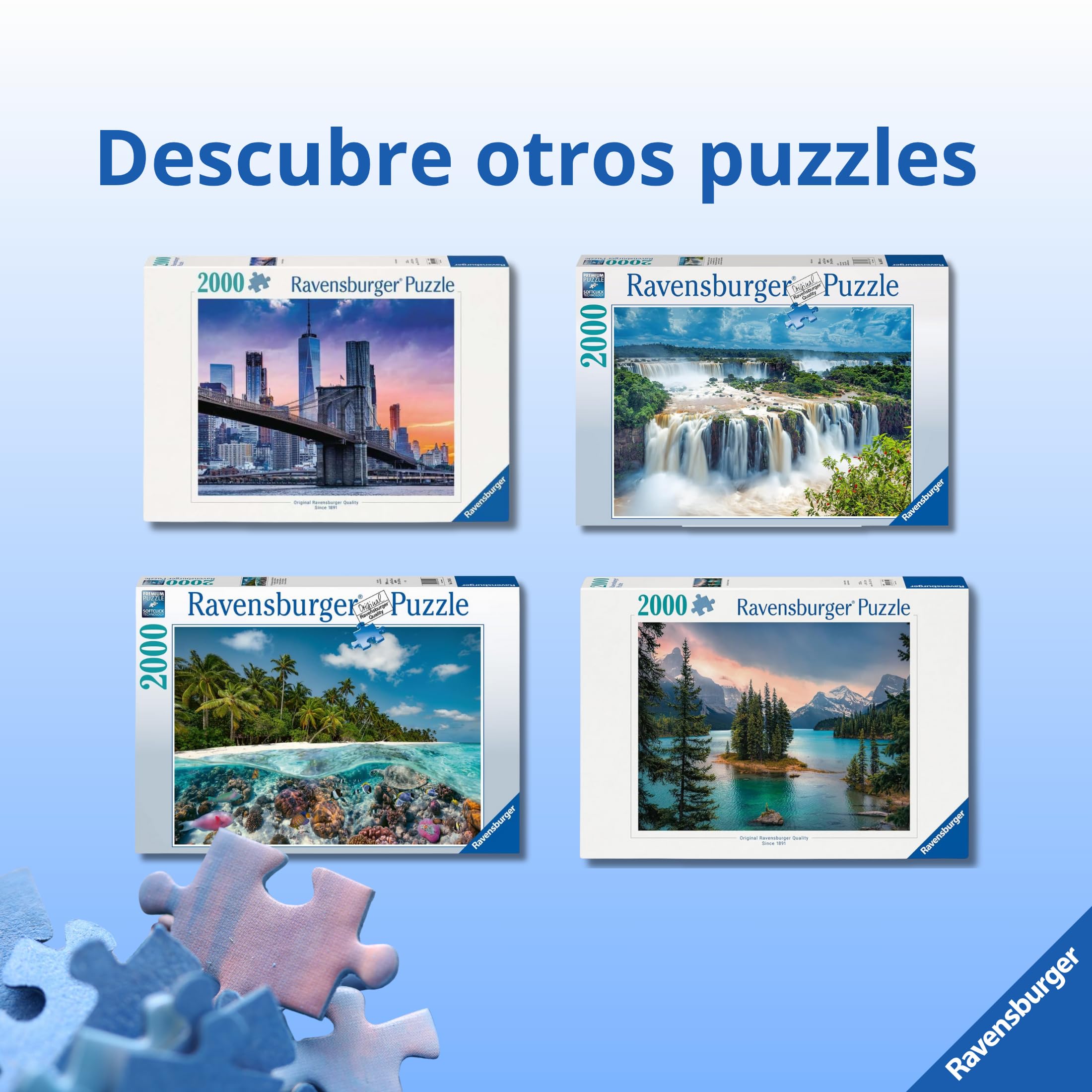 Ravensburger - Puzzle: Atmósfera Londinense, 2000 piezas, Puzzles para Adultos, Rompecabezas para Adultos, Regalos Adultos y Niños, 98x75cm