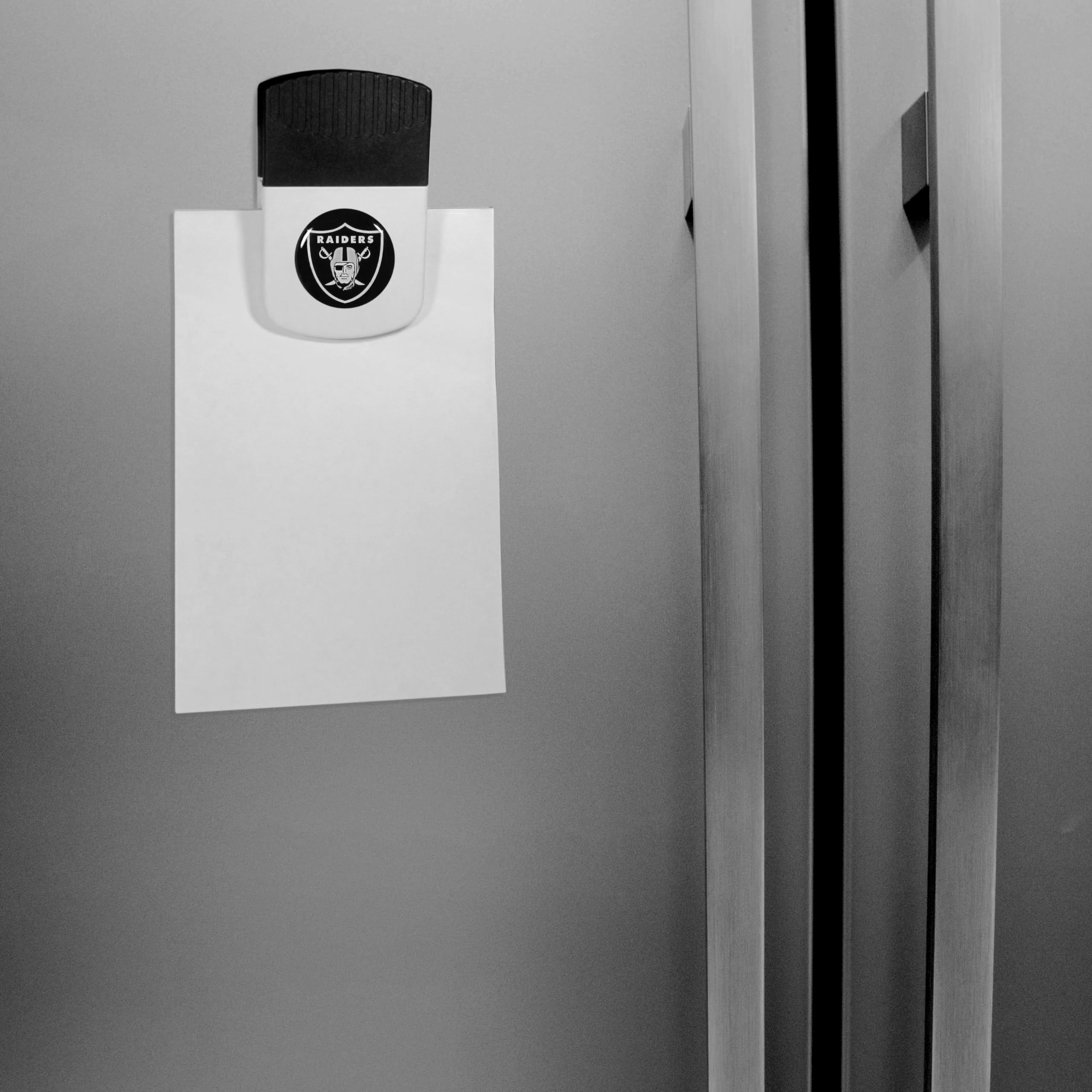 Siskyou Sports NFL Las Vegas Raiders Chip Clip Magnet with Bottle Opener, 3pk One Size, White