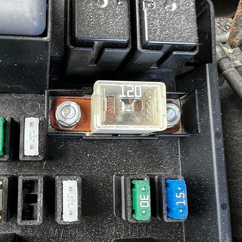 Miniatura 6 de Nuevo fusible rojo de 50 amperios multiusos PAL Series 1 32V 1316 doblado  Reemplazo para FLD-50 PAL450BP perno en cartucho, etc. (50Amp)