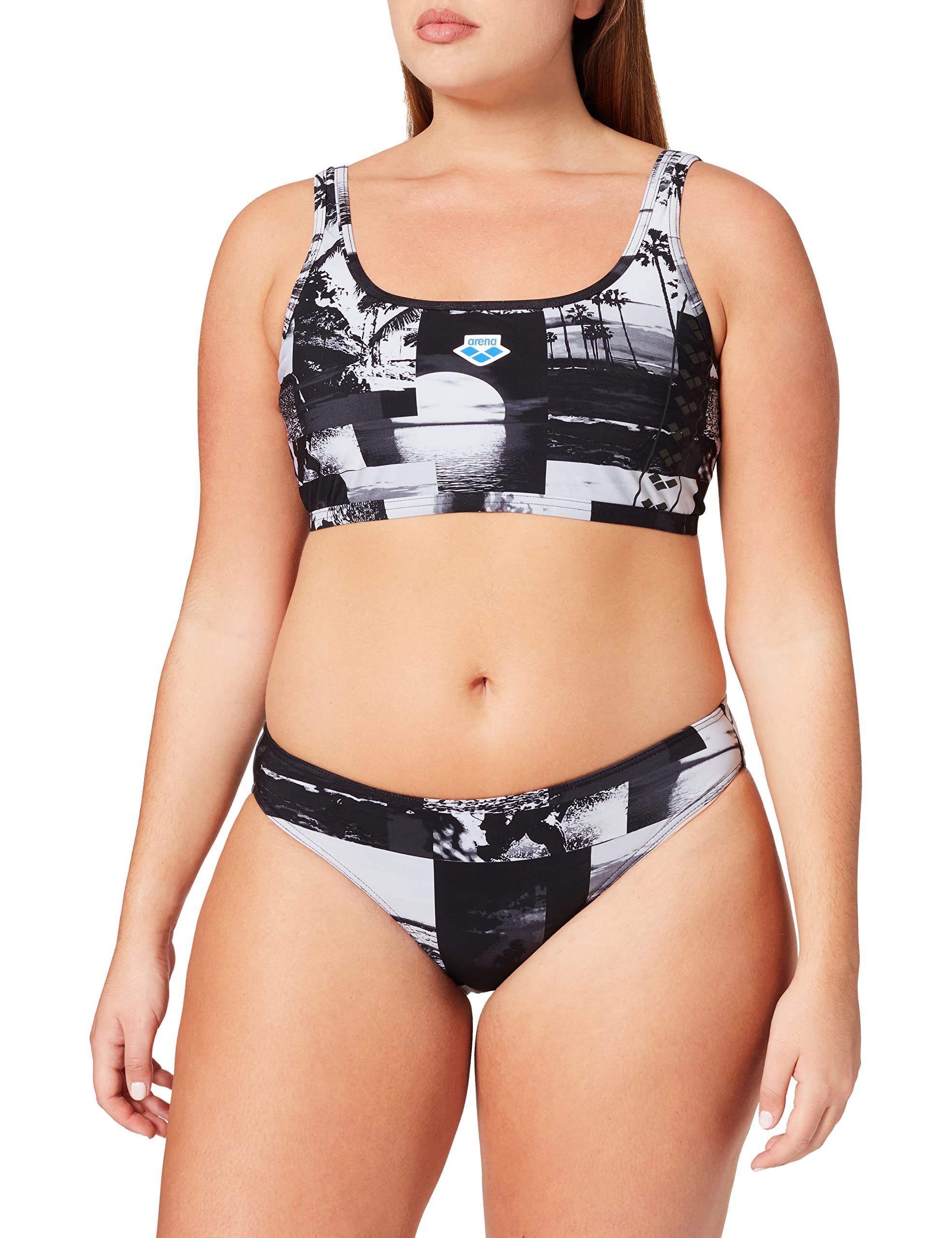 ARENA W Icons Team Stripe Top Allover Two Pieces Two Piece Swimsuit Mujer