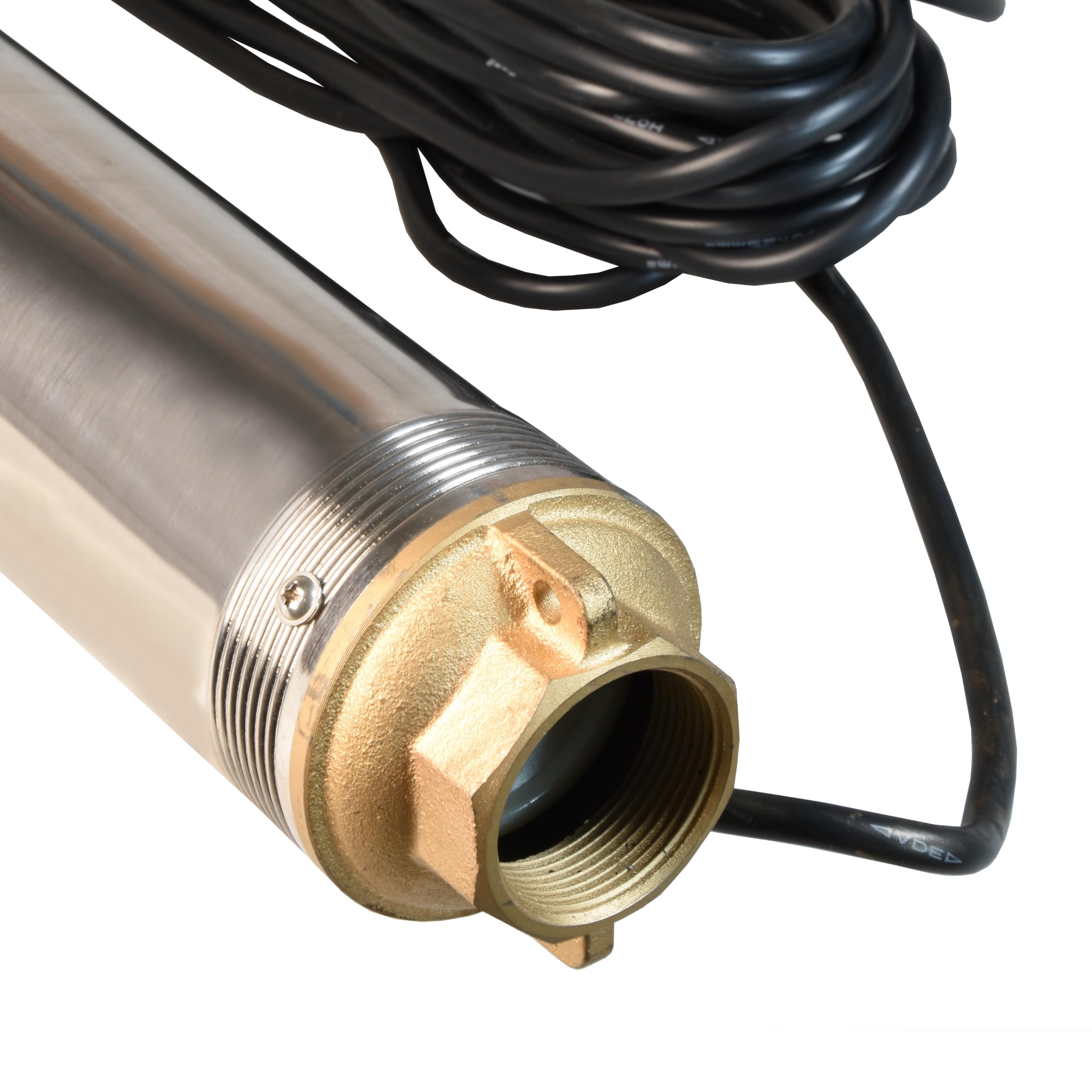 Pompe Immergée pour Puits 3.5" 4/15 (1100W 7200 l/h hauteur max 81m) - Compatible avec le Sable - Pompe à Eau Profond en Acier Inox - Pompe de Puits Submersible Usage Domestique Agricole Industriel