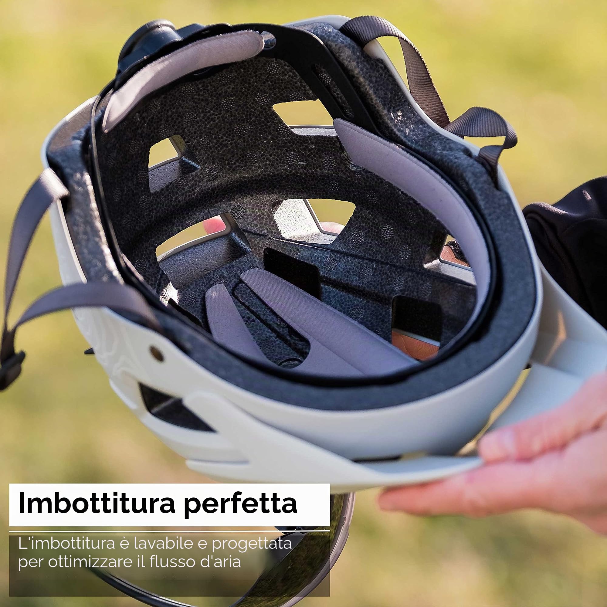 BBB Cycling Casco Da Bici Uomo e Donna Visore Rimovibile e Reti Anti Insetto Ciclismo e MTB Condor BHE-35