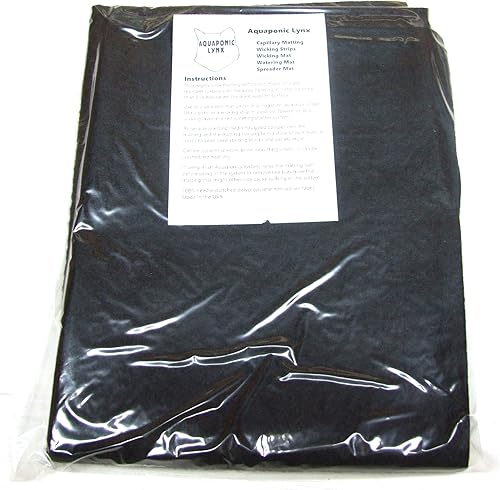 Sistema automático de riego de plantas, alfombrilla capilar, aproximadamente 3 pies por 4 pies